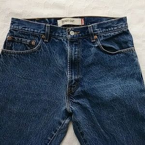 Genuine Levi's Men's 517 Bootcut Blue Jeans